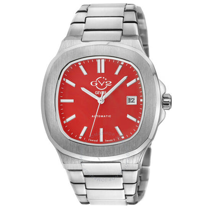 Gv2 By Gevril, Potente Red Dial Men's Watch