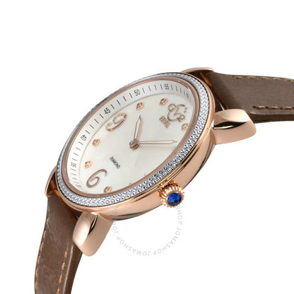 ساعة Gv2 من جيفريل، رافينا، للنساء، بمينا من عرق اللؤلؤ