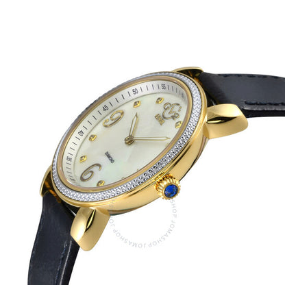 ساعة Gv2 من جيفريل، رافينا، للنساء، بمينا من عرق اللؤلؤ