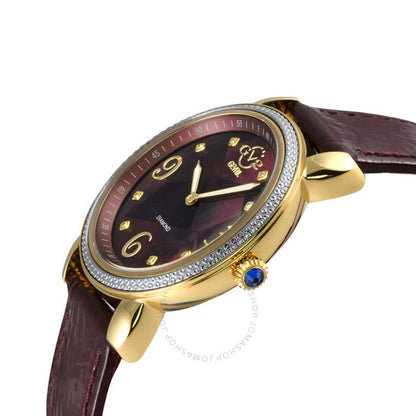 ساعة Gv2 من جيفريل، رافينا، للنساء، بمينا من عرق اللؤلؤ