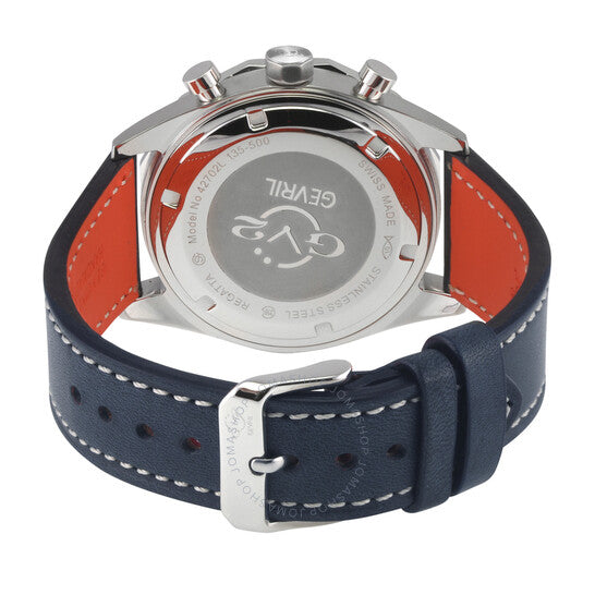 ساعة ريجاتا للرجال Gv2 من جيفريل، بمينا أزرق