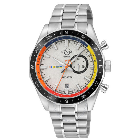Gv2 By Gevril, Regatta Quartz White Dial Men's Watch