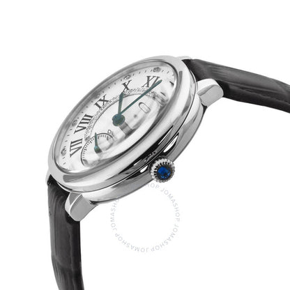 ساعة Gv2 من جيفريل، كوارتز روما، مينا بيضاء، للسيدات