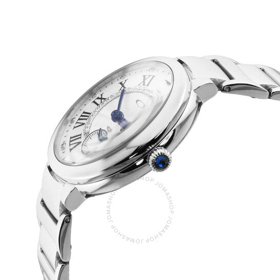 ساعة Gv2 من جيفريل، كوارتز روما، مينا بيضاء، للسيدات