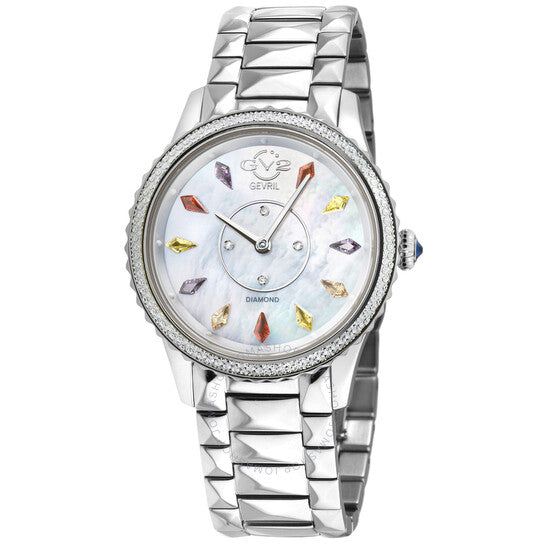 ساعة Gv2 من جيفريل، ساعة سيينا النسائية بمينا من عرق اللؤلؤ