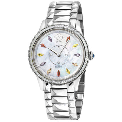 ساعة Gv2 من جيفريل، ساعة سيينا النسائية بمينا من عرق اللؤلؤ