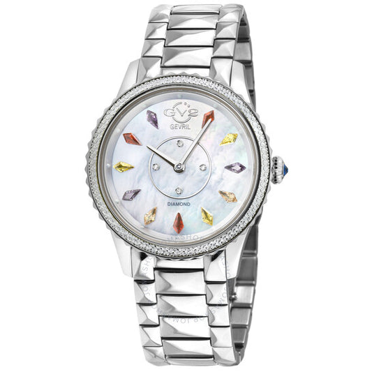 ساعة Gv2 من جيفريل، ساعة سيينا النسائية بمينا من عرق اللؤلؤ