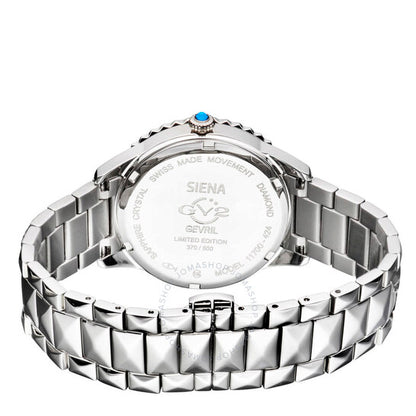 ساعة Gv2 من جيفريل، كوارتز سيينا، مينا زرقاء، نسائية