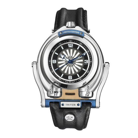 Gv2 By Gevril, Triton Automatic Black Dial Men's Watch