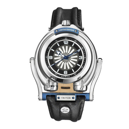 Gv2 By Gevril, Triton Automatic Black Dial Men's Watch