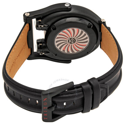 Gv2 By Gevril, Triton Automatic Black Dial Men's Watch