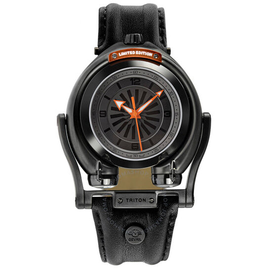 Gv2 By Gevril, Triton Automatic Black Dial Men's Watch