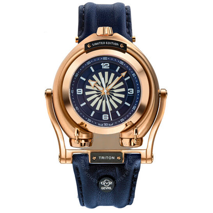Gv2 By Gevril, Triton Blue Dial Men's Watch