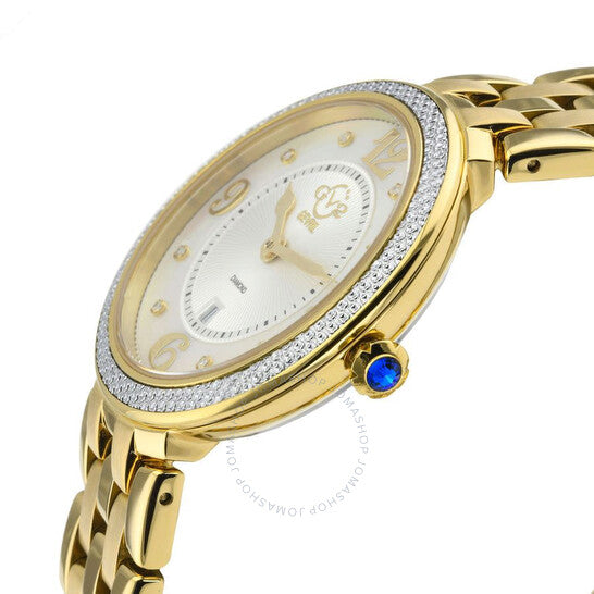 Gv2 By Gevril, Verona Diamond Mother of Pearl Dial Ladies Watch