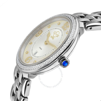 Gv2 By Gevril, Verona Diamond Mother of Pearl Dial Ladies Watch
