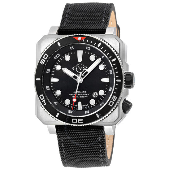 Gv2 By Gevril, XO Submarine Automatic Black Dial Men's Watch