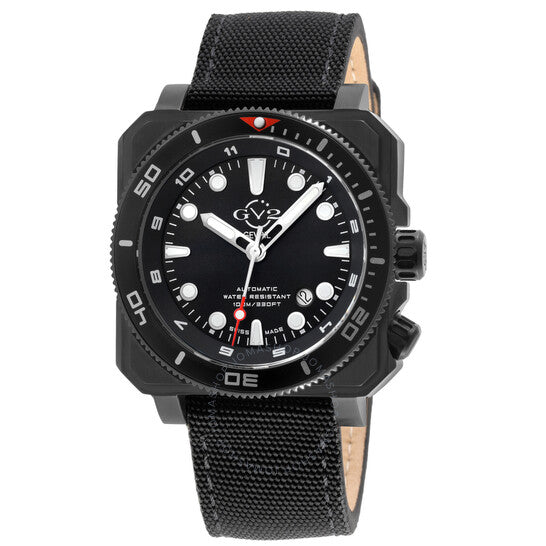 Gv2 By Gevril, XO Submarine Automatic Black Dial Men's Watch
