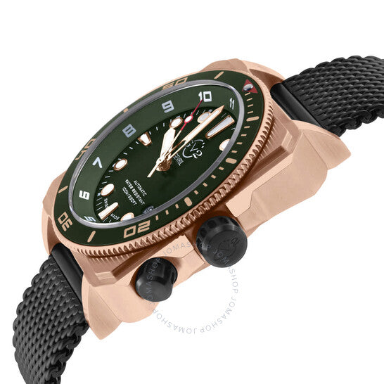 Gv2 By Gevril, XO Submarine Automatic Green Dial Men's Watch