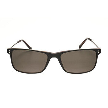 Men's Black Rectangular Sunglasses