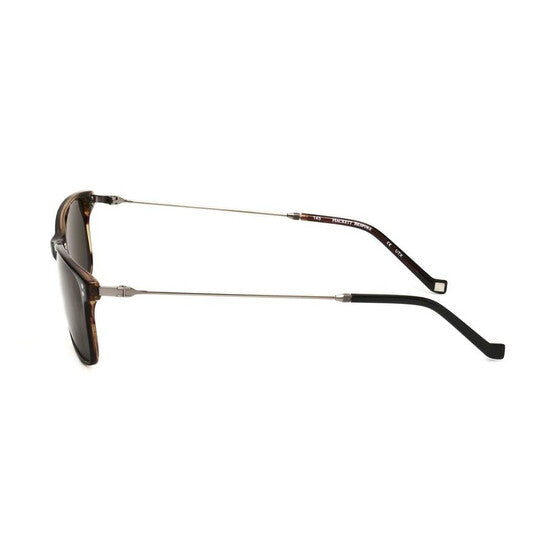 Men's Black Rectangular Sunglasses