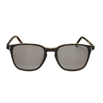 Men's Black Rectangular Sunglasses
