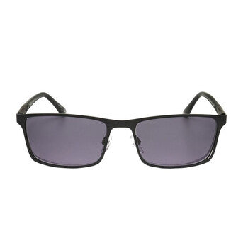 Men's Black Rectangular Sunglasses