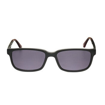 Men's Black Rectangular Sunglasses