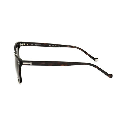 Men's Black Square Sunglasses