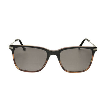 Men's Brown Rectangular Sunglasses