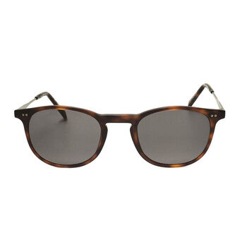 Men's Brown Round Sunglasses