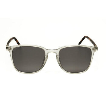 Men's Grey Rectangular Sunglasses