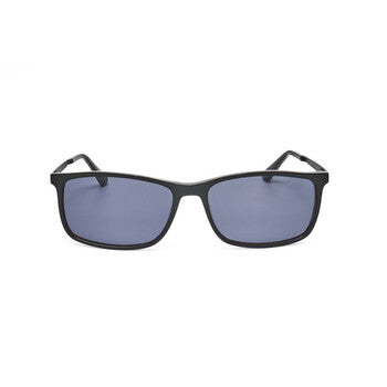 Men's Grey Rectangular Sunglasses