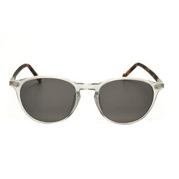 Men's Grey Round Sunglasses