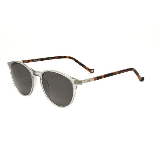 Men's Grey Round Sunglasses