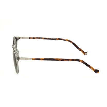 Men's Grey Round Sunglasses