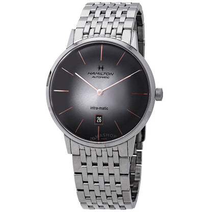 Hamilton, American Classic Automatic Dark Grey DiaMens Watch