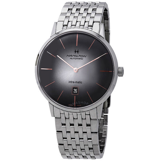 Hamilton, American Classic Automatic Dark Grey DiaMens Watch