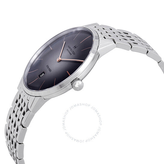 Hamilton, American Classic Automatic Dark Grey DiaMens Watch