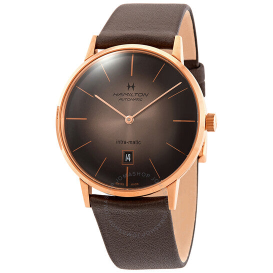 Hamilton, American Classic Intra-Matic Automatic Brown Dial Men's Watch