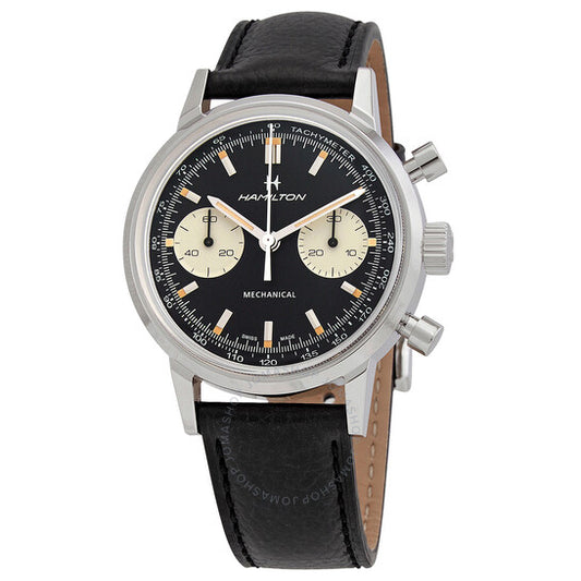 Hamilton, American Classic Intra-Matic Chronograph Mechanical Black Dial Men's Watch