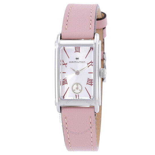 ساعة هاميلتون، كوارتز أمريكية كلاسيكية بمينا فضي للسيدات