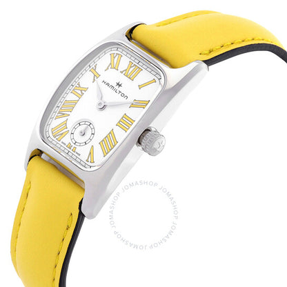 ساعة هاميلتون، ساعة كوارتز أمريكية كلاسيكية بمينا أبيض للسيدات