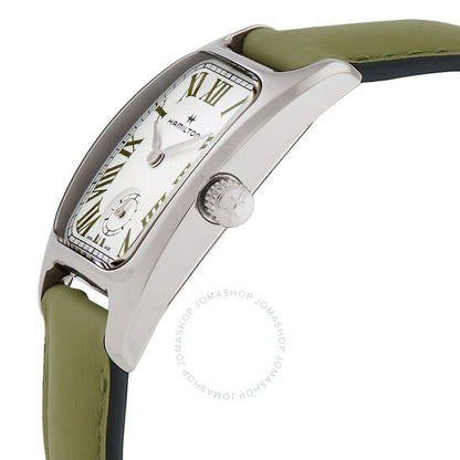 ساعة هاميلتون، ساعة كوارتز أمريكية كلاسيكية بمينا أبيض للسيدات