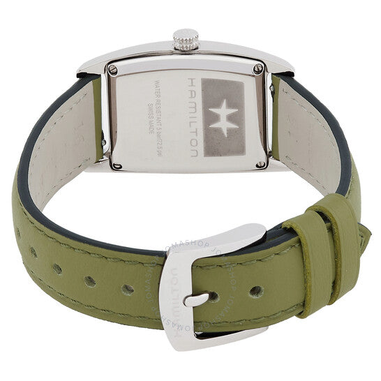 ساعة هاميلتون، ساعة كوارتز أمريكية كلاسيكية بمينا أبيض للسيدات