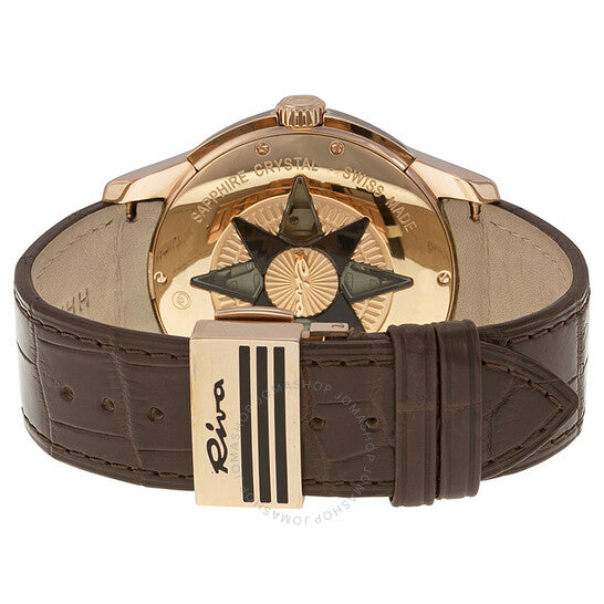 Hamilton, Aquariva GMT Brown Dial Brown Leather Men's Watch