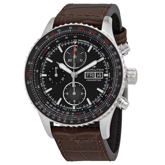 Hamilton, Aviation Chronograph Automatic Black Dial Men's Watch