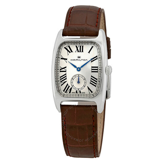 Hamilton, Boulton L White Silver Dial Ladies Watch