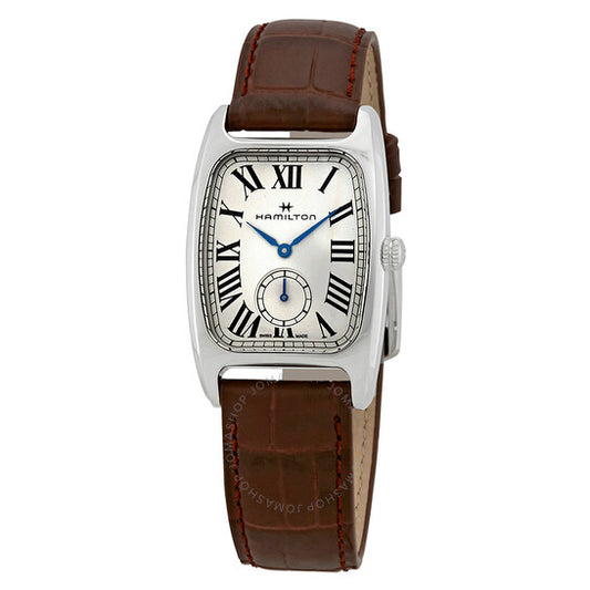 Hamilton, Boulton L White Silver Dial Ladies Watch