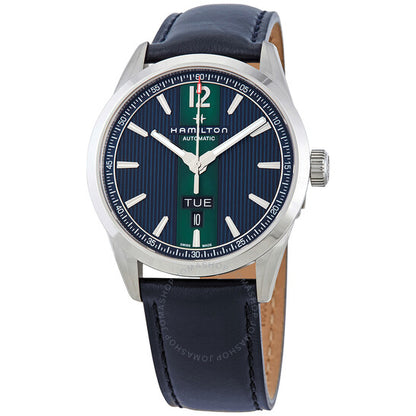 Hamilton, Broadway Automatic Blue and Green Dial Men's Watch