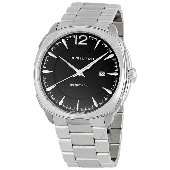 Hamilton, Cushion Automatic Black Dial Stainless Steel Men's Watch
